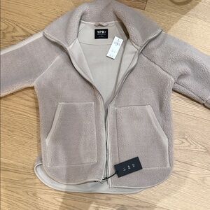 YPB Women's Tan Fleece Jacket